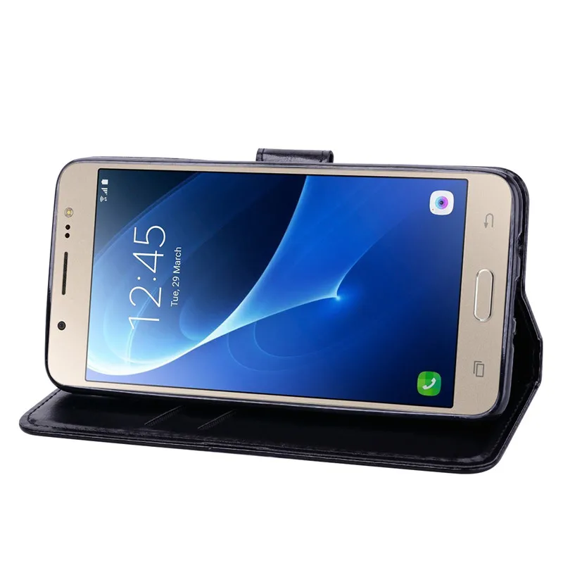 Для Funda samsung Galaxy J5 чехол J510 J510F чехол силиконовый кошелек кожаный флип-чехол для телефона для Coque samsung J5 чехол