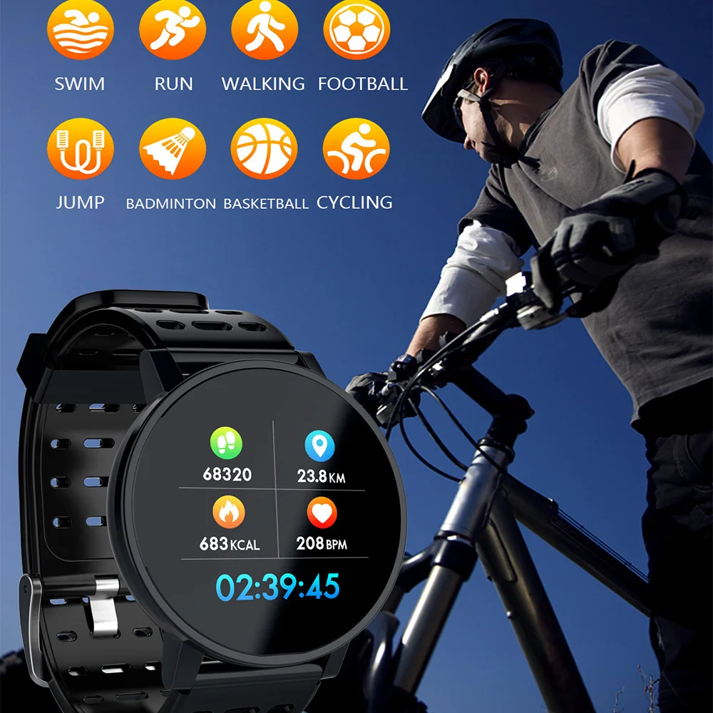 Умные часы Imosi T3, водонепроницаемые, для занятий фитнесом, трекер HR, для измерения кровяного давления, часы для мужчин, wo, мужские, умные часы