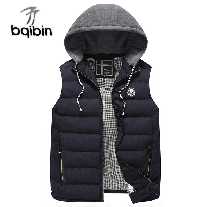 

Hot Sale 2019 Autumn Thick Vest New Fashion Brand Men Jacket Coats Overcoat Vest Men's Outerwear Army Green Vest 3XL