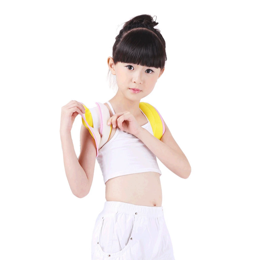 

Multi Color Kids Childre Child Upper Back Shoulder Posture Corrector Belt Corrective Support Brace Strap