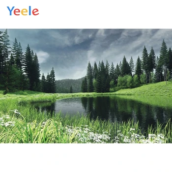 

Yeele Landscape Wallpaper Forest River Black Cloud Photography Backdrops Personalized Photographic Backgrounds For Photo Studio