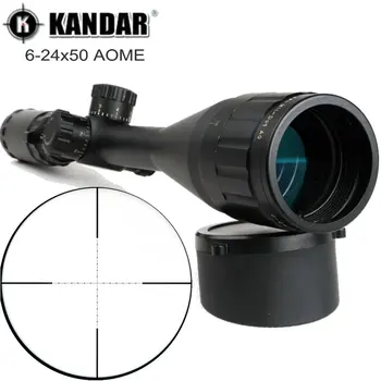

Tactical Optical Sight Gold Edition KANDAR 6-24x50 AOME Glass Mil-dot Reticle Locking Riflescope Huning Trail Rifle Scopes