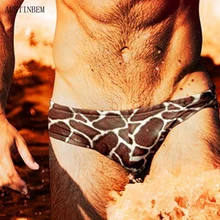 Y11 горячие летние пляжные купальники мужские sunga с животным принтом сексуальные мужские плавки трусы шорты мужские спа купальные костюмы