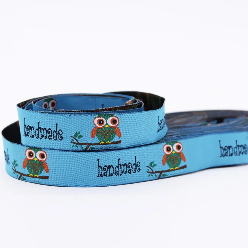 New Arriva 10yards 5/8" Handmade Jacquard OWL Ribbon OWL Grosgrain