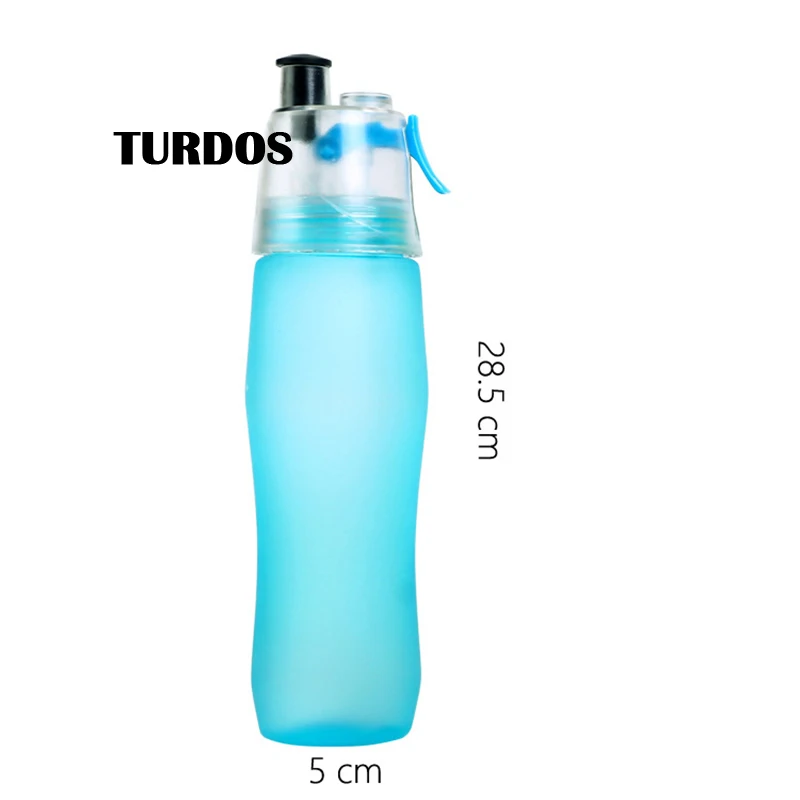 TURDOS креативная бутылка для воды спортивный спрей бутылка увлажняющий Велоспорт Спорт Тренажерный зал бутылки для питья Garrafa Пешие прогулки 740 мл