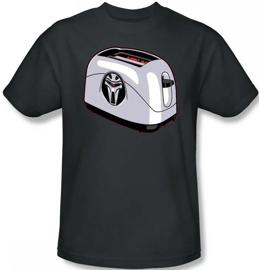 

2018 Streetwear Short Sleeve Tees BATTLESTAR GALACTICA TOASTER MENS T-SHIRT 2XL