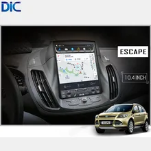 DLC Android 6.0 GPS de navegación dvd Para ford Kuga de Escape 2013-2017 Car Styling pantalla vertical de radio enlace espejo de audio y vídeo