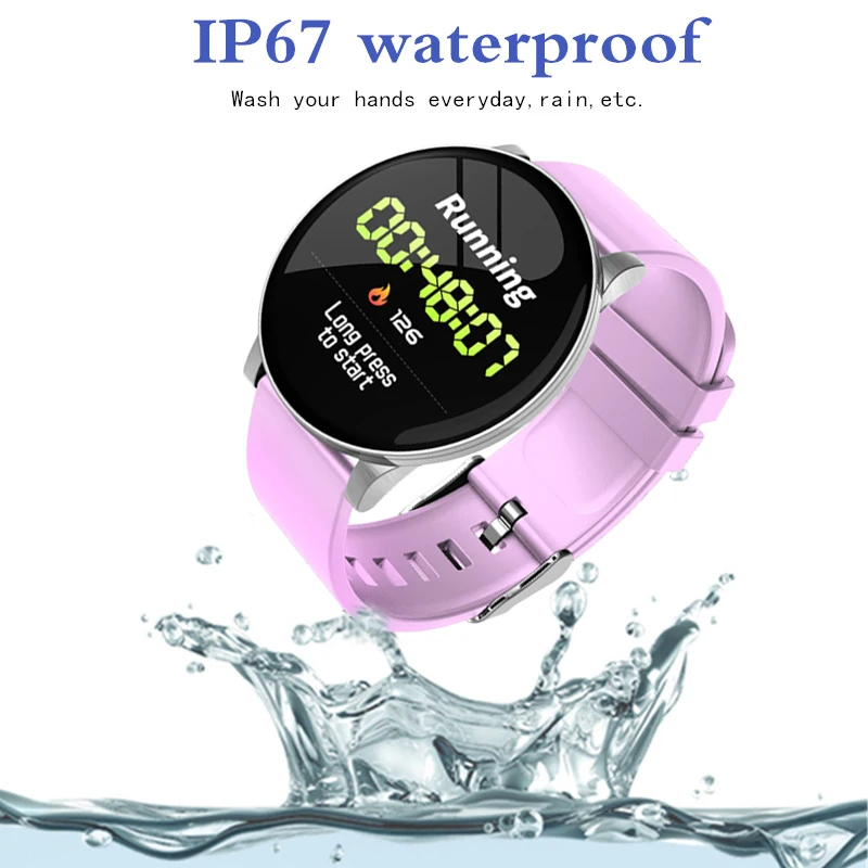  New Sports Waterproof Smart Watch Women Smart Bracelet Band Bluetooth Heart Rate Monitor Fitness Tr - 33041492368