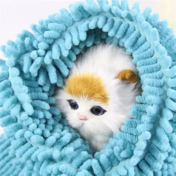 

New Hot Absorbs Water Pet Towel Super Absorbent Small Dog Bath Towels Soft Cat Bathing Towel Microfiber Puppy Mat Dogs Blanket