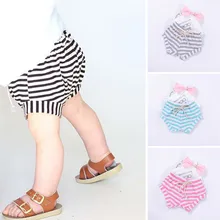 Милые модные повседневные спортивные шорты в полоску для маленьких мальчиков и девочек летние костюмы с Шароварами, Прямая поставка, 0315