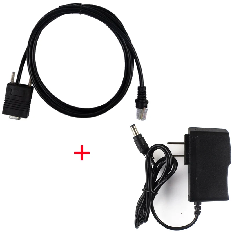 Новый 2 м кабель для сканера RS232 + адаптер переменного тока Honeywell MS5145 MS7120 MS9540