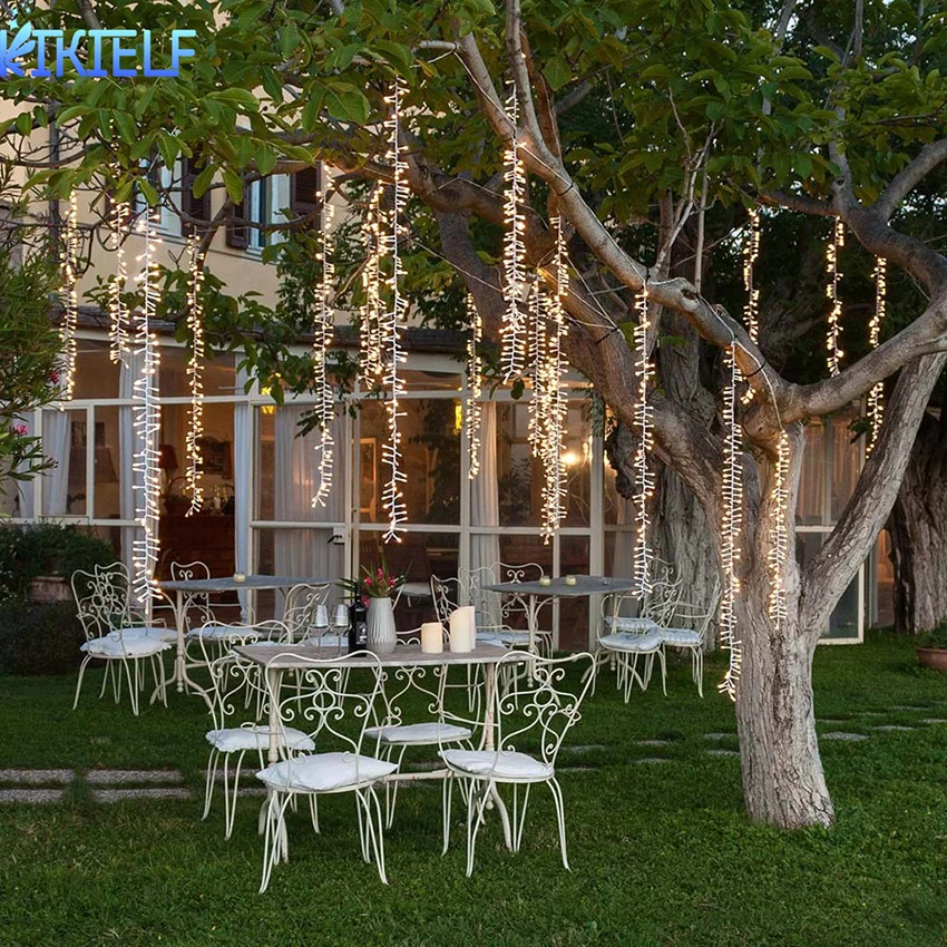 

outdoor/home LED fairy lights chirstmas garland waterproof led string lights for wedding party garden street tree Decoration