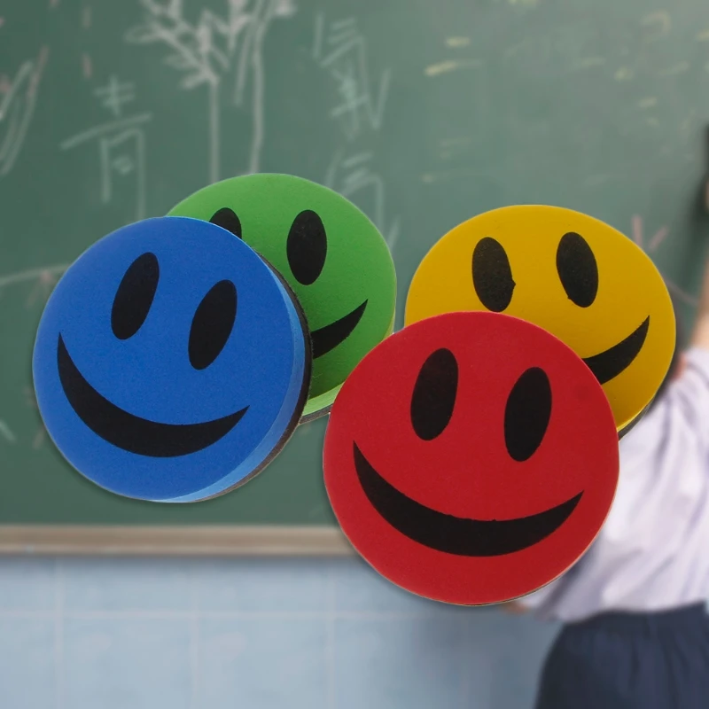 Smiley магнитная доска сухая салфетка для рисования губка-стиратель ластик для школы офисная доска ластик
