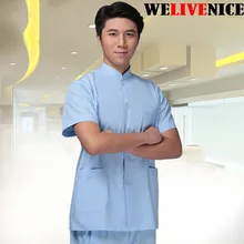 Спецодежда медицинская Мужской платье odontologia стоматолог Костюмы с коротким рукавом Зимний Для мужчин#6222