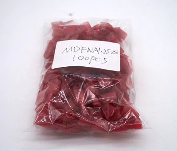 

MDFN1.25-250 NYLON brass Male Insulated Spade joint Cable Wire Connector 100PCS suit 0.5-1.5mm2 22-16AWG MDFN