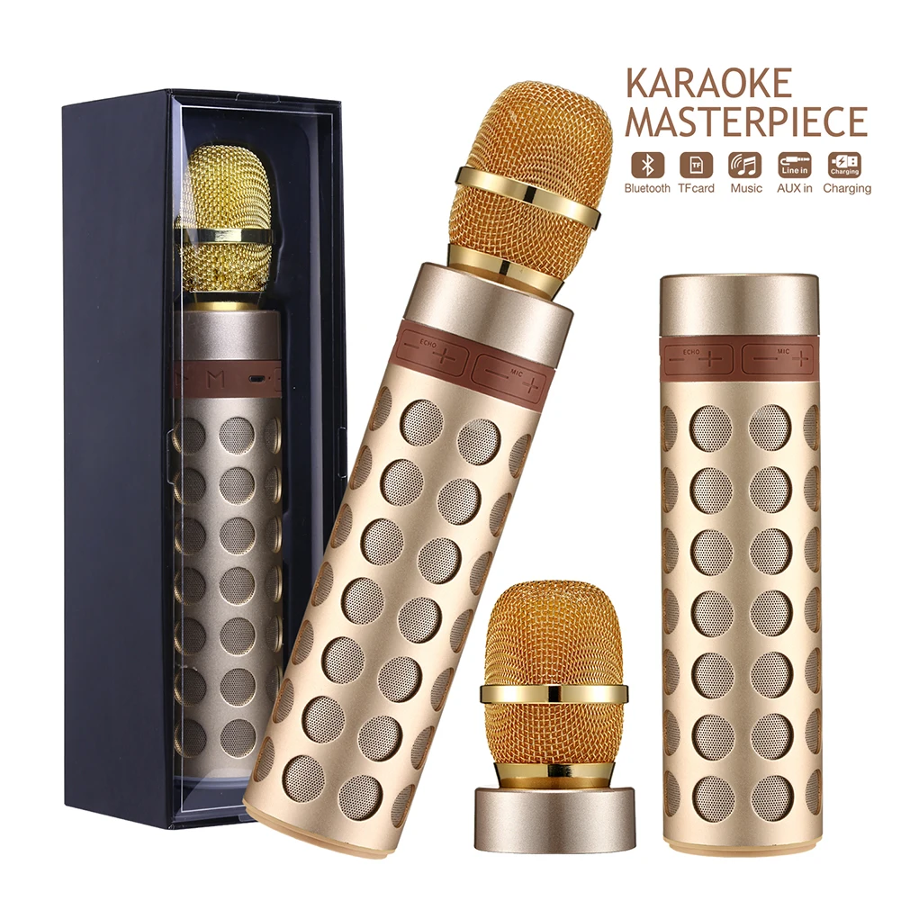 Lunir Wireless Bluetooth Microphone Audio Mobile Phone Karaoke Microphone Microphones