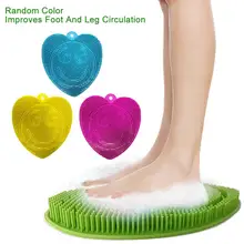 Сердце силиконовая форма коврик для массажа ног кровообращение релиз Коврик для ванны душ Нескользящая подушка массаж ног Релаксация