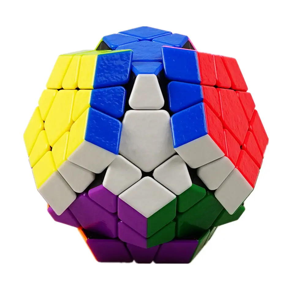 Shengshou 3x3 кубик рубика Megaminx кубик без наклеек 3x3x3 Gem волшебный куб 3 слоя скоростной куб профессиональные головоломки игрушки для детей подарок для детей