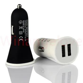 

Mini Dual USB Car Charger Adapter Double USB 2-Port 1A 2.1A charger for Samsung Galaxy S4 S5 Note 8 for iPhone 8 X 7