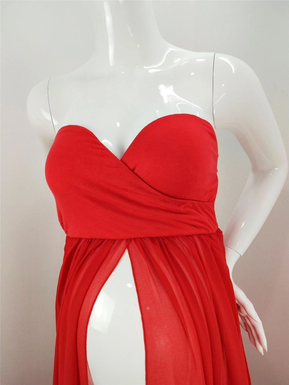 Новые Сексуальные Платья для беременных реквизит для фотосъемки длинное платье для беременных с разрезом спереди платье макси для беременных для фотосессии