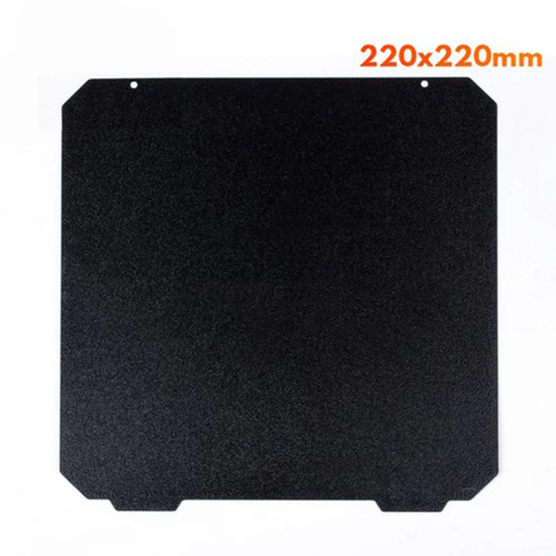 

Quality 220*220mm 2-Sided Textured PEI Powder Black Plate Magnetic Sticker for Printer