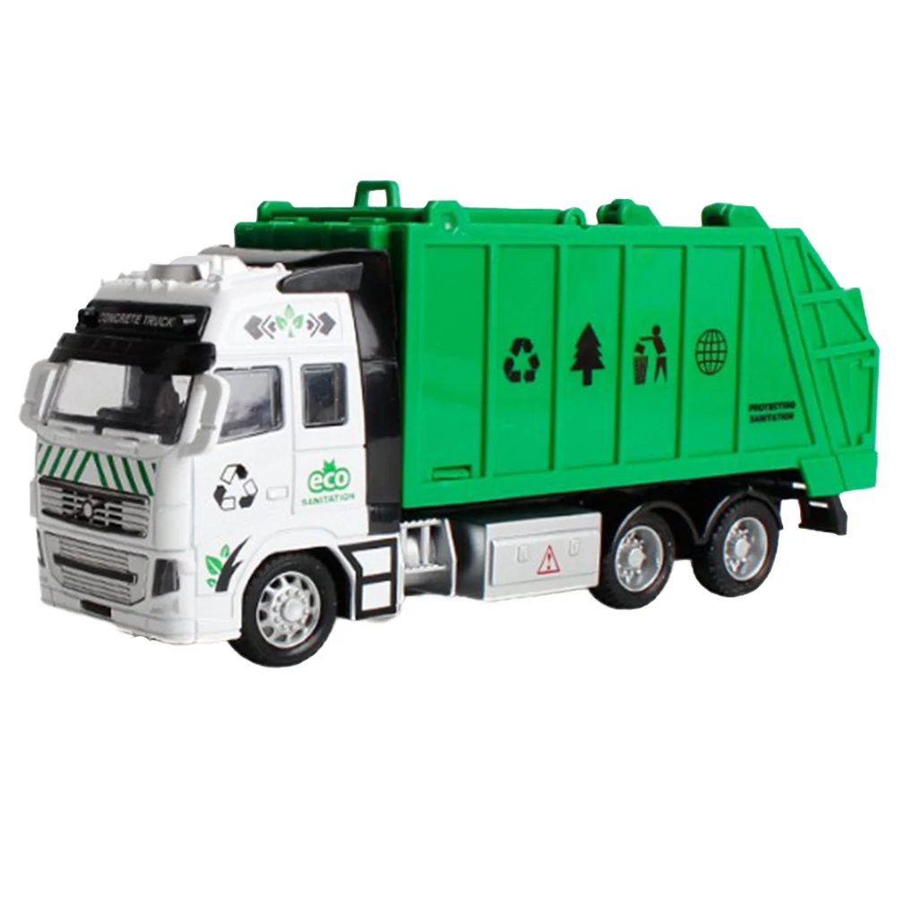 Дети 1:18 игрушка/машинка ABS санитарный грузовик игрушка детская модель автомобиля мальчики подарок на праздник