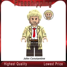 Супер херос John Constantine яд плюща убийца Мороз Харли Куинн Бэтмен строительные блоки детские подарки игрушки XH1112