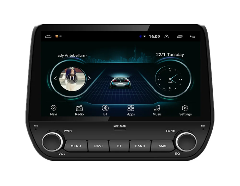 

Car GPS navigation with excellent bluetooth multi-touch screen music fast delivery for Ford ecosport 2017 9inch Android 8.1