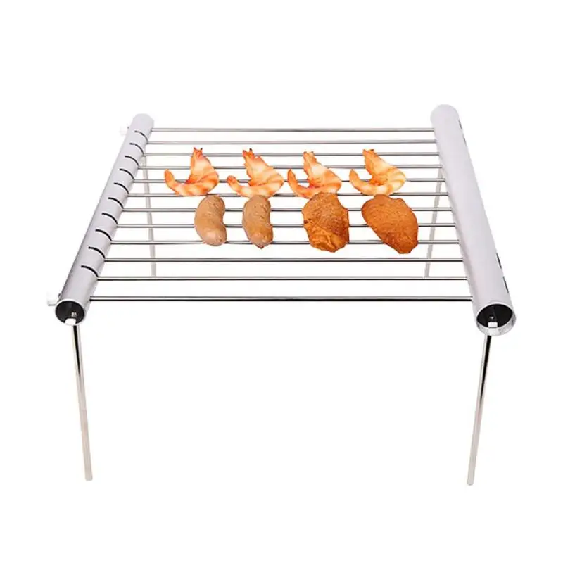 Portable BBQ Grill Mat Baking Sheet Camping Grills Picnic Hot Plate