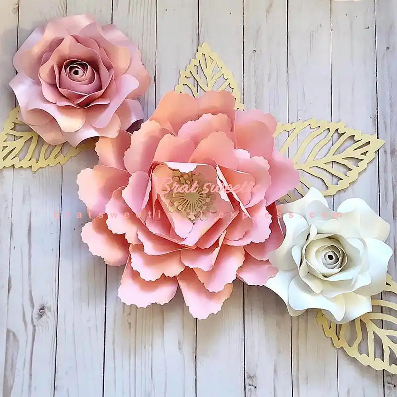 20 30cm 40cm Flores Artificiales Diy Baby Shower Eid Mubarak