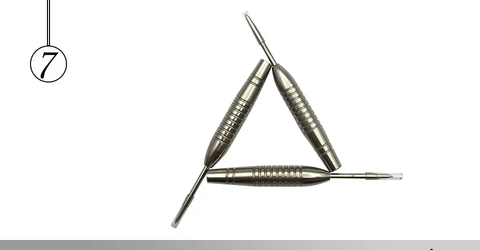 Easytoday 6Pcsset Darts Barrel Accessories High Quality Metal Darts Steel Tip Barrel Darts Professional Accessories 21g Barrel (7)