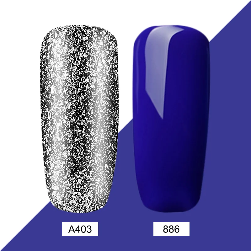 ROSALIND набор гель-лаков для ногтей блестящие Платиновые ногти искусство для маникюра поли гель УФ Гель-лак цвета верхнее Базовое покрытие грунтовка гибридные Лаки - Цвет: RF-2GELS-36