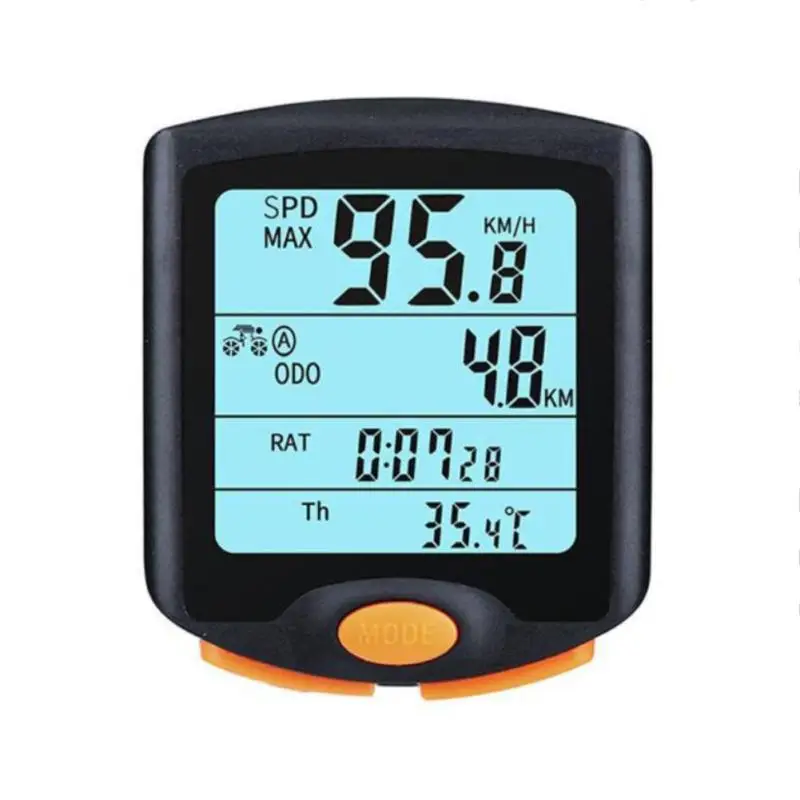 

813 Wireless Speedometer Waterproof Bicycle Computer Mountain Road Bike odometer cycling computer Stopwatch Digital Backlight