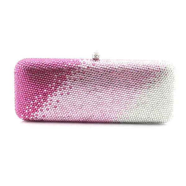 

Elegant Handmade Crystal Ladies Rhinestone Crystal Clutch evening Bag