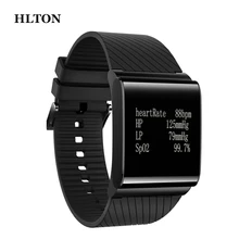 HLTON Smart Bluetooth Wristbands Health Activity Tracker Heart Rate Calorie Blood Oxygen Monitor Smart Band Watch Bracelet