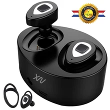 Original XIAOWU k5 K2 mini Headset wireless bluetooth earphone Binaural earbud with Mic Charging Box for iphone 8 /android phone