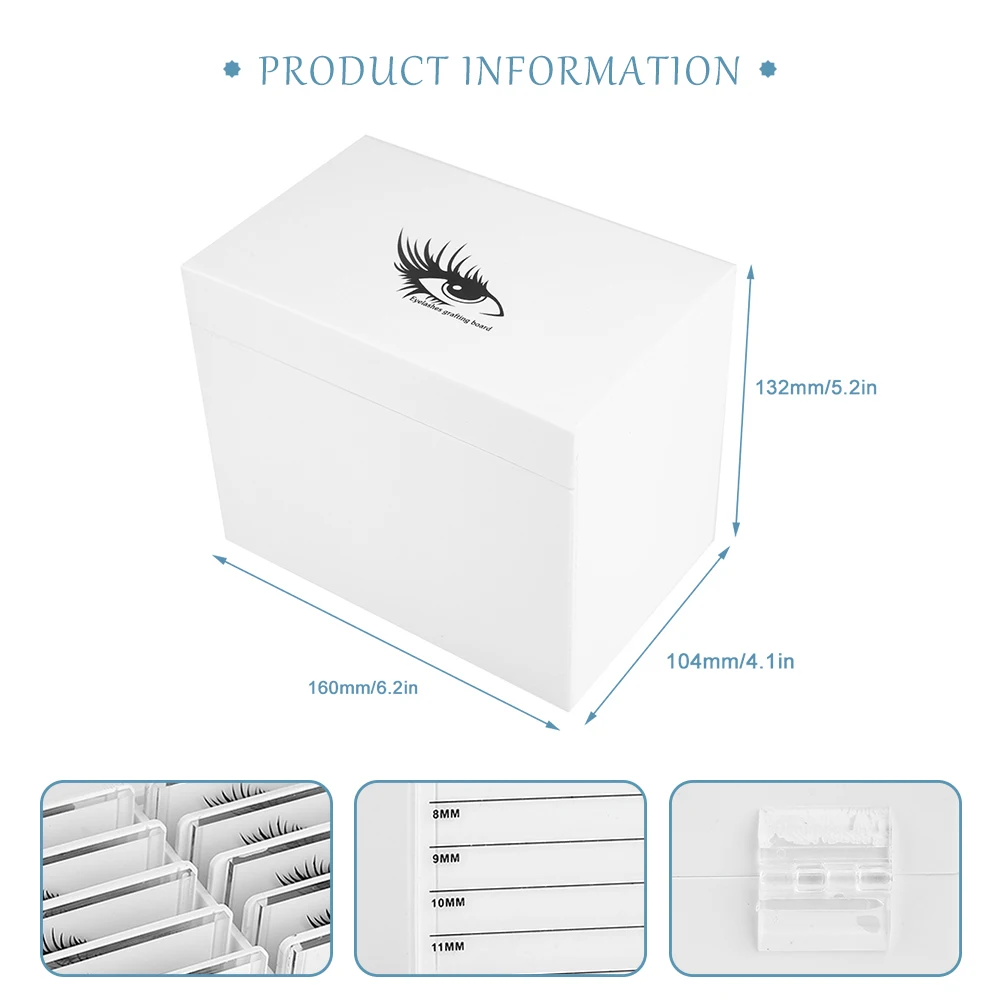 Коробка для хранения накладных ресниц, 10 слоев, органайзер для наращивания ресниц, лаки для ногтей, пустая коробка