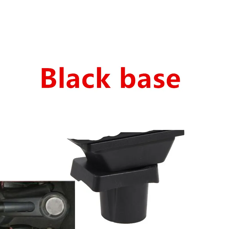 Для MINI Cooper R50 R52 R53 R56 R57 R58 F55 F56 F57 Countryman R60 F60 подлокотник аксесуары крытого вагона для укладки волос - Название цвета: Black base only