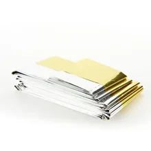 Спасательный Водонепроницаемый аварийный спасательный тент туристический коврик изоляционный Майларовый материал тепловое одеяло для первой помощи одеяло для выживание на открытом воздухе