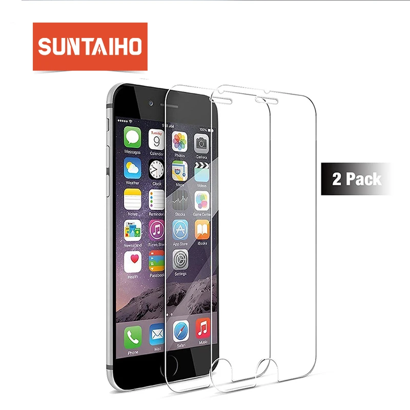 9H Tempered Glass Screen Protector Film for iPhone 6 6s 7 Plus 2.5D Premium Screen protector film front case cover +clean kits 9H Tempered Glass Screen Protector Film for iPhone 6 6s 7 Plus 2.5D Premium Screen protector film front case cover +clean kits
