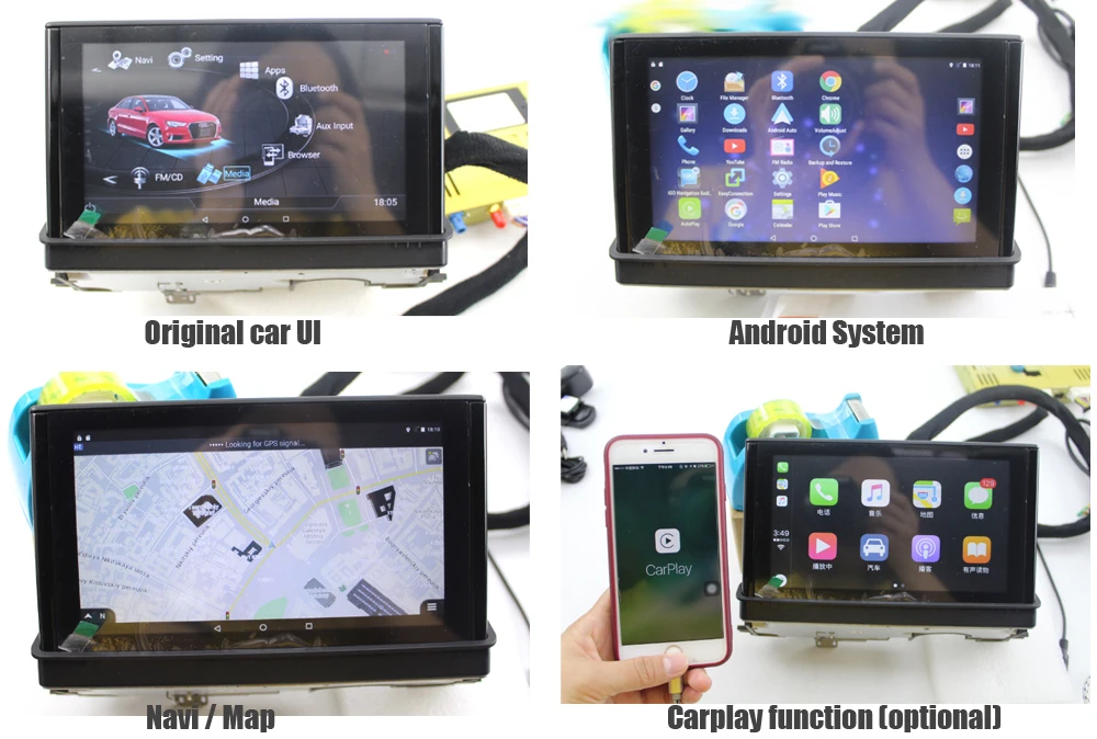 Liandlee 7 дюймов Android 6,0 UP для Audi A3 2012~ стерео радио видеокамера BT Wifi Carplay карта gps Nav Navi навигация Мультимедиа