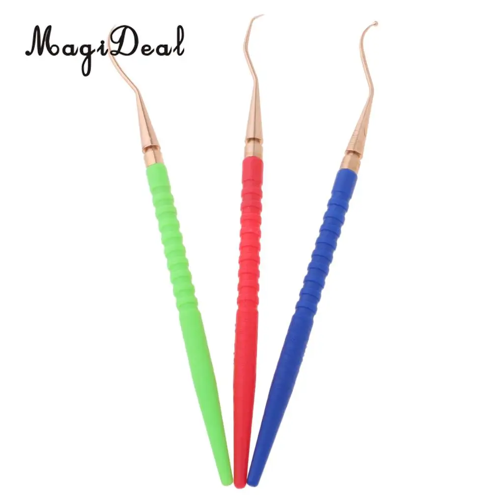 3Pcs Regulator Scuba Diving Repair Tool, O-Ring Remover Handle Brass Pick Hooks