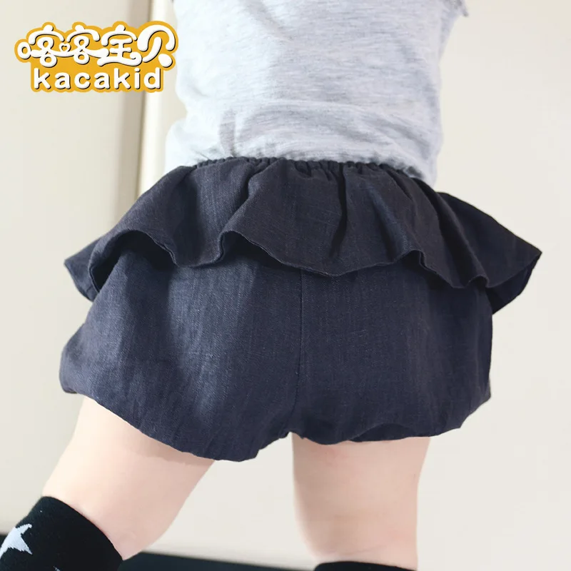 2018 sprig Summer new girl shorts baby girls sweet Lantern Float Bubble