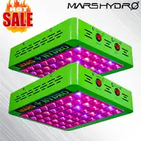 2PCS MarsHydro Reflector 300W LED Grow Light โคมไฟเต็มสเปกตรัมบลูมหลอดไฟสำหรับในร่มพืชสมุนไพร