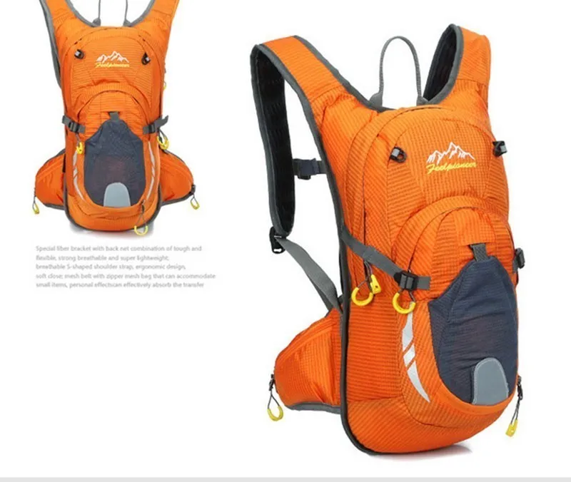 Perfect Waterproof MTB Bike Hydration Breathable 15L Backpack+2L Water Bags Large Capacity Bicycle Bags Cycling Knapsack Travel Packsack 38