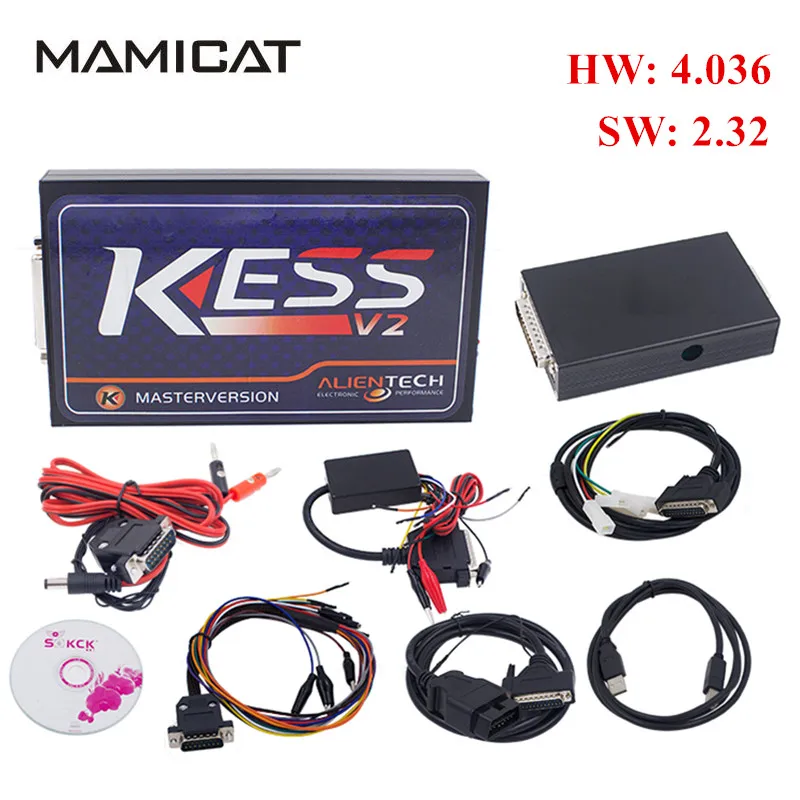 

Master KESS V2 SW2.32 HW4.036 OBD2 ECU Chip Tuning Kits No Tokens Limited K-Suite Add OBD Function