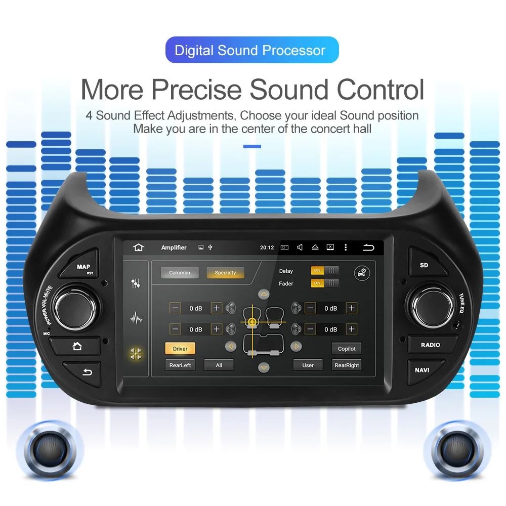 Excellent Isudar 1 Din Auto Radio Android 9 For FIAT/Fiorino/Qubo/Citroen/Nemo/Peugeot/Bipper Car Multimedia Audio Player GPS USB DVR DSP 3