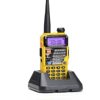 

Baofeng Dual Band BF-UV5RE Long Distance Walkie Talkies 2 Way Radio Yellow