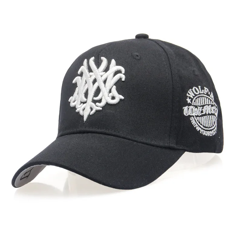 

2019 New High Quality Brand Washed Cavans Adjustable Hats Woman Man Baseball Cap Snapback Cap Letter Design For Men Women Hat