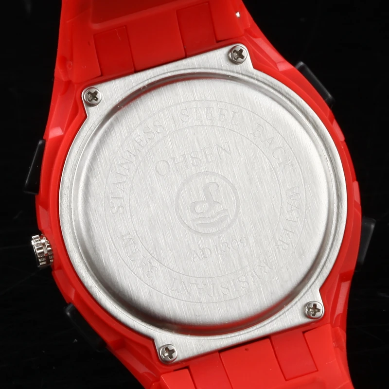Оригинальные Цифровые кварцевые часы OHSEN для мальчиков спортивные уличные